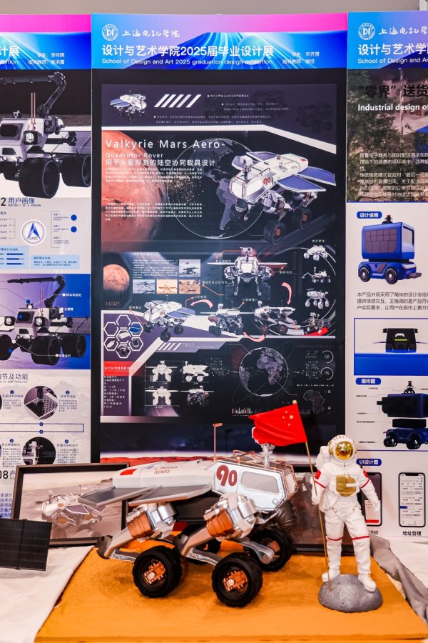 配资平台股票开户 从火星探测载具到航天文创，这场毕业设计展吸引临港重点企业现场招人
