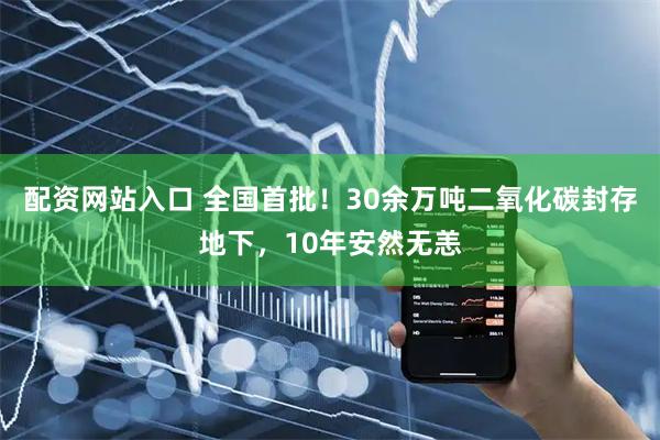 配资网站入口 全国首批！30余万吨二氧化碳封存地下，10年安然无恙